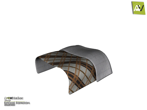 Sims 3 — Ritchie Bed Blanket by ArtVitalex — - Ritchie Bed Blanket - ArtVitalex@TSR, Jun 2015