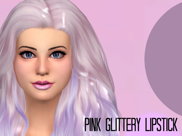 Sims 4 — Pretty Glitter Lipstick by SIMSalabim4 — My first TS4 lipstick!!! Yay! It's very glittery and cute. Hope ya'll