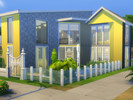 Sims 4 — Mini Yellow Bush by ori456ginrotem — Fabulous modern home in cheerful yellow, featuring one bedroom, two