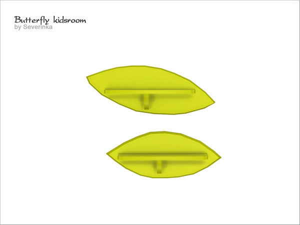Sims 4 — [Butterfly kidsroom] Leaves shelf by Severinka_ — Children's leaves shelf. A set of furniture 'Butterfly