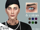 Sims 4 — Eyebrows male  by Lolipeen — Realistic eyebrows in 6 colors for adults.