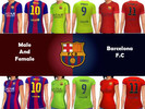 Sims 4 — Barcelona football T-shirts for Male and Female by tam_tran — Barcelona football T-shirts for Male and Female