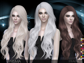 Sims 4 — Stealthic - Prisma (Female Hair) by Stealthic — -Compatible with hats -27 Colors -All LOD's -Teen through elder
