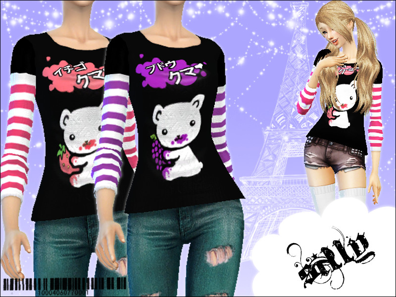 Sims 4 The Sims Resource | [S] Kawaii Flavor Top by TSR Creator