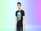 Sims 4 — Breaking Bad's Walter White T-Shirt for Men by SimmerShay — Stay out of my territory, I am the danger! . . .