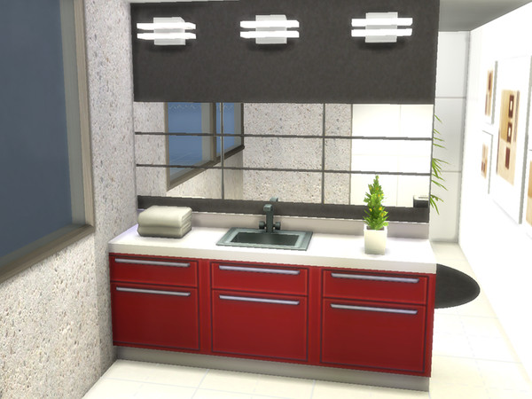 Sims 4 — Wall Mirror 1 by Joy6 — Wall mirror in modernist style