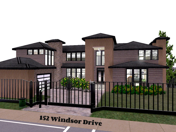 Sims 3 — 152 Windsor Drive by Gamergurl101 — Stunning family home featuring four bedrooms, two bathrooms and partly