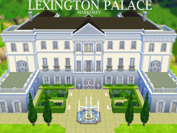 Sims 4 — Lexington Palace by markorey — Stunning neoclassical palace! It's got 9 bedrooms and 10 bathrooms, several