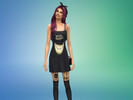 Sims 4 — We are all mad here dress by moki952 — We are all mad here dress for Teen, Young Adult and Adult Everyday and