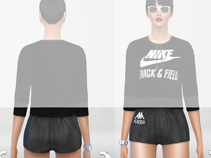 The Sims Resource - Summer Ibiza Sport Shorts