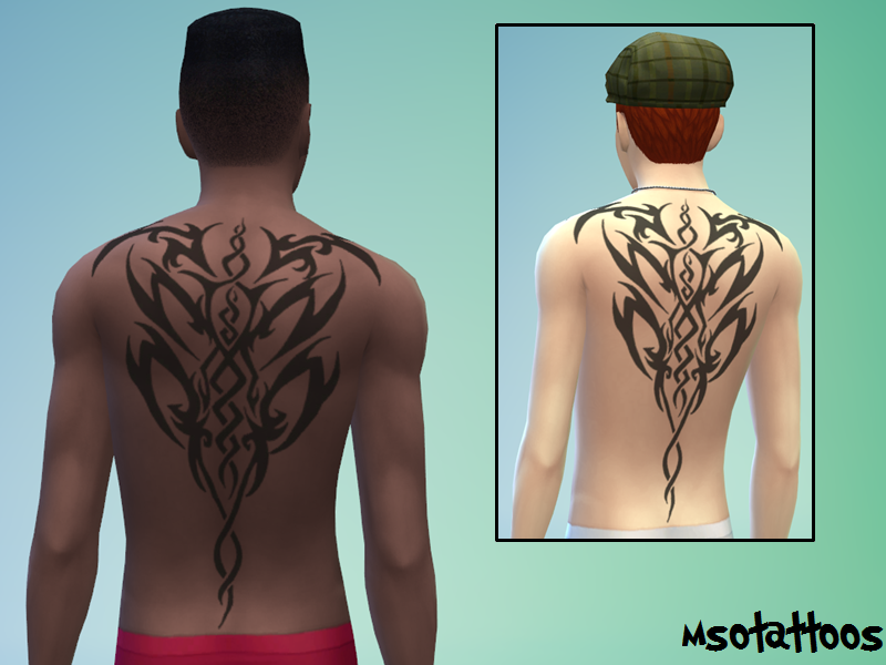 symmetrical back tattoos｜TikTok Search