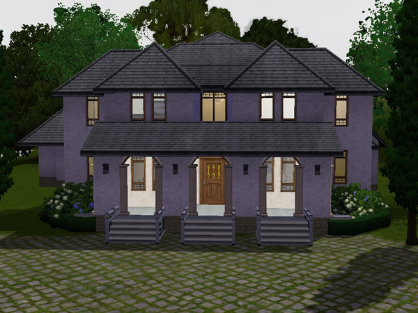 Sims 3 — 16 Puddlewick Drive by burnttoast24 — Large house that includes 4 bedrooms, 5 bathrooms, gym, media room and