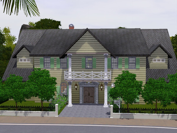Sims 3 — 24 Sweetwater Loop by burnttoast24 — Large colonial style house including 5 bedrooms, 6 bathrooms, family room,