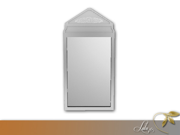 Sims 4 — DeLux Bathroom Floor Mirror  by Lulu265 — Part of the DeLux Bathroom Set 2 Colour Variations Included 