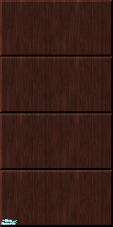 Sims 2 — Wood Panelled Walls No_1 by frillyfilly — Wood panelled wall