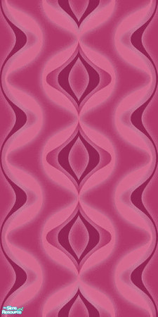 Sims 2 — Studio K Wavelengths - Raspberry by StudioKhagerks — 28 colors total. Can be found under Wallpapers. Coordinates