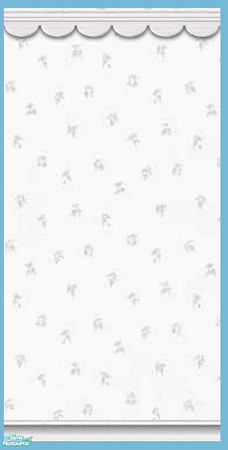 Sims 2 — White on White Wall - 07 by Raveena — Part of the White on White wall set. So the individual images show up