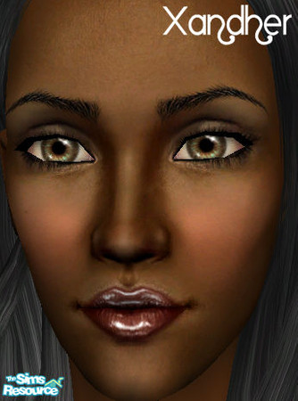 Sims 2 — Jinx Lipstick - Henna by Xandher — A very glossy lipstick in a soft shade of red with orange undertones. Perfect