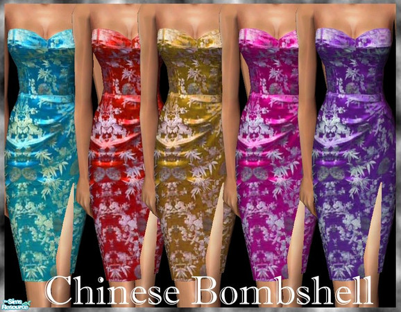 Sims 2 — Chinese Bombshell Set by nikisatez05 —  