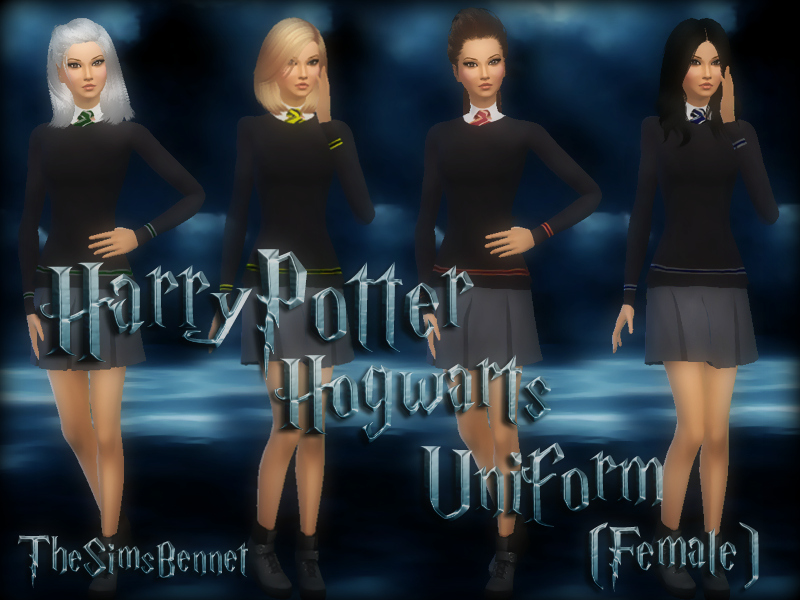 psicología Orbita Gruñón The Sims Resource - Hogwarts Uniform (Female) Set