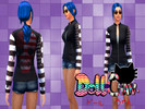 Sims 4 — skull jacket by Doll_Chan_D — flag USA and England.