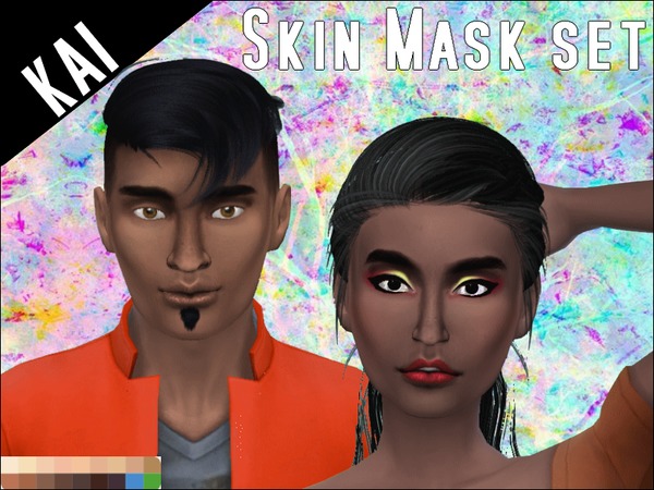 The Sims Resource - Skin Mask - SET - 1