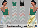Sims 4 — SimsAtmsophere_Maxi Dress v1 by Real_SimsAtmosphere — A cute womens maxi dress perfect for feeling comfortable