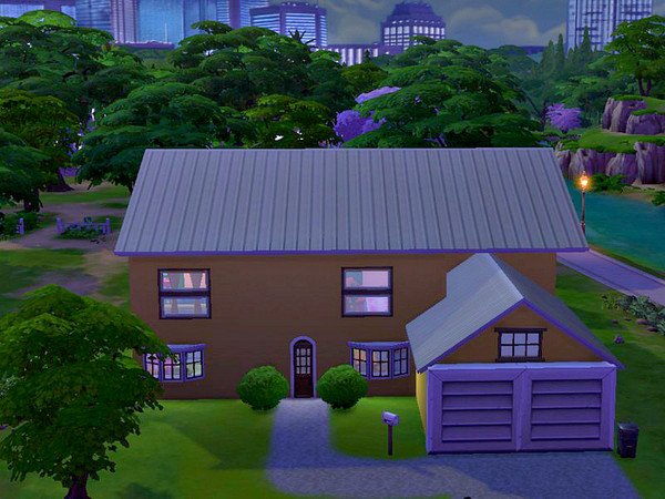 Sims 4 — The Simpsons House by mecha244 — Lovely Sims 4 house, charming and relaxing This lovely 3 bedroom coltage has