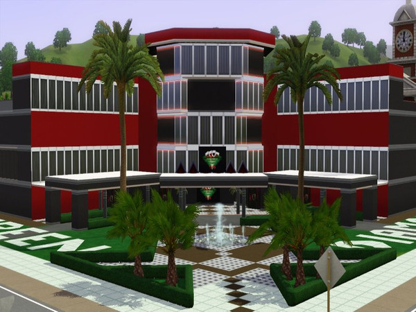 Sims 3 — Green Diamond Hotel Cassino  by chuvadeprata2 — This luxor Green Diamond Hotel Casino (by chuvadeprat - Facebook