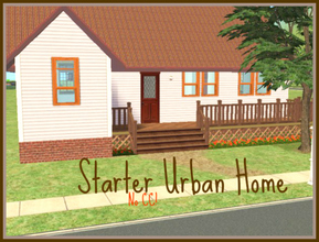 Sims 2 — Starter Urban Home by SternSonata2 — &#9830; No CC. &#9830; 19,674 simoleons. &#9830; 20x30 size