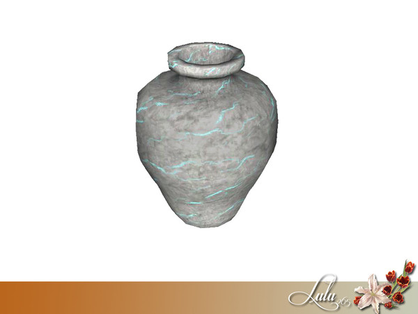 Sims 3 — Cottage Office Floor Vase by Lulu265 — Part of the Cottage Office Set Made by Lulu @