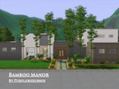 Sims 3 — Bamboo Manor by purpleroxursox2 — A very nature inspired home with 4 bedrooms, 5.5 bathrooms, 2 living areas,