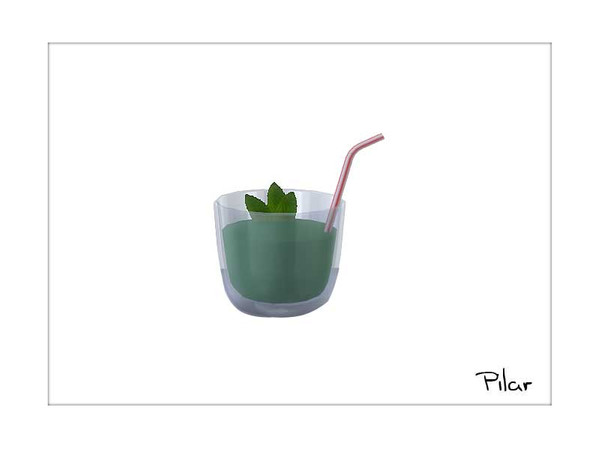 Sims 4 — Pilar Ambientes Coctel Menta by Pilar — Decorative to create different environments 