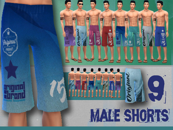 Sims 4 — male shorts by djurdja12 — shorts for male
