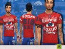 Sims 4 — boxing t-shirt design by djurdja12 — T-shirt design for boxing fans!! It is everyday chlothing but fors sports