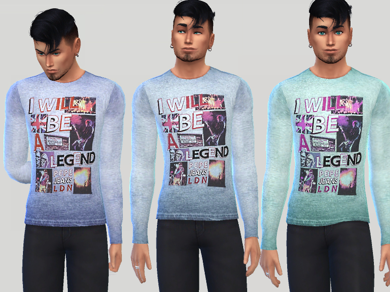 The Sims Resource - Tie and Dye Shirt