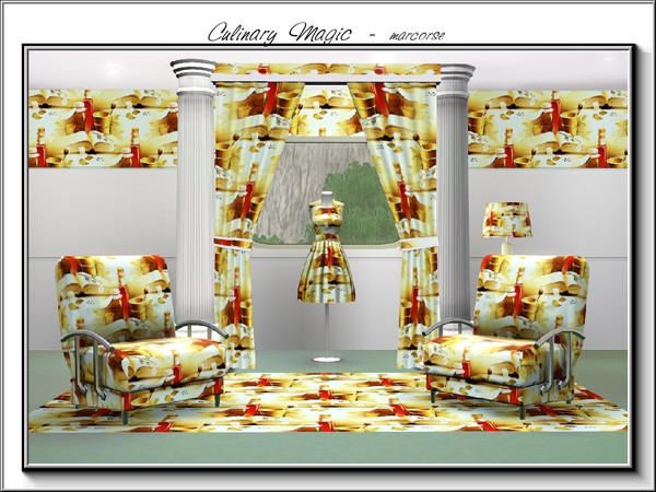 Sims 3 — Culinary Magic_marcorse by marcorse — Themed pattern: making ready for some culinary magic in your Sim kitchen.