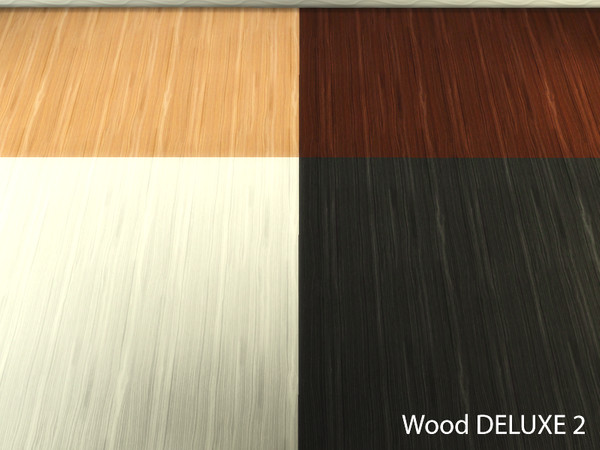 Sims 4 — Floor DELUXE 2 by Joy6 — Timber floors for the house.This set contains 4 colours