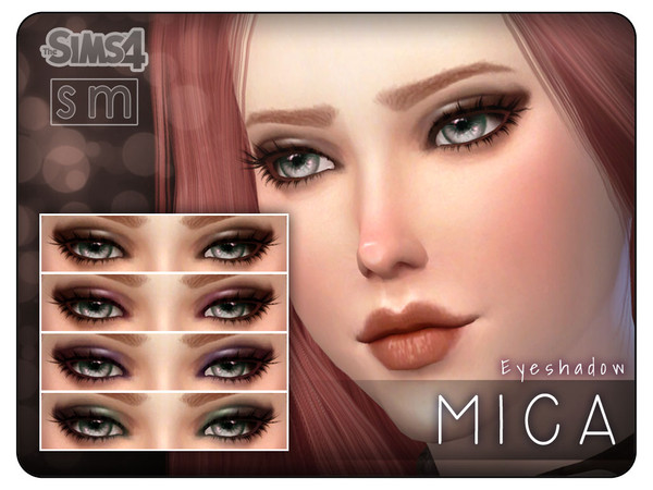 Sims 4 — [ Mica ] - Eyeshadow by Screaming_Mustard — An elegant shadow for a sophisticated night time look. Comes in 4