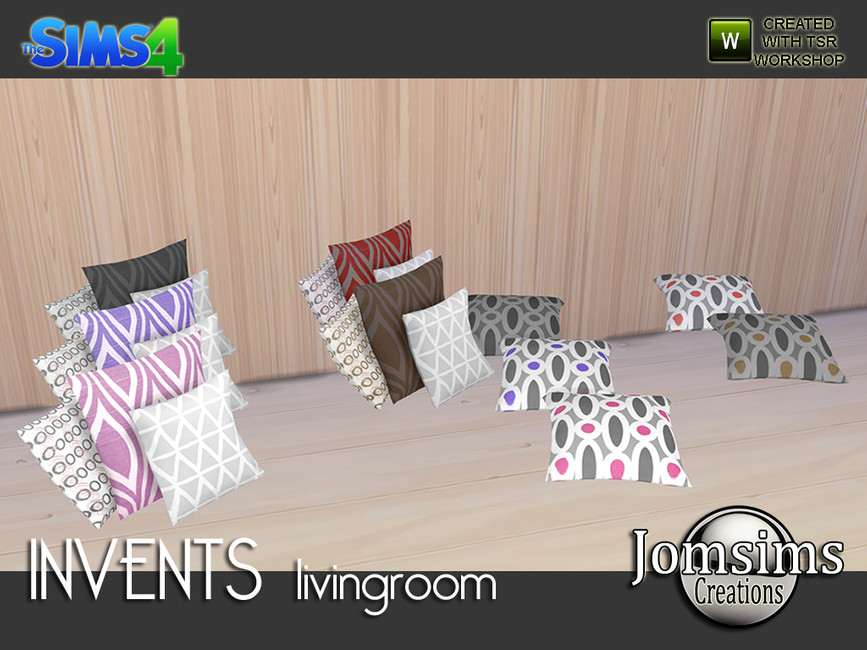 The Sims Resource invents cushions sofa