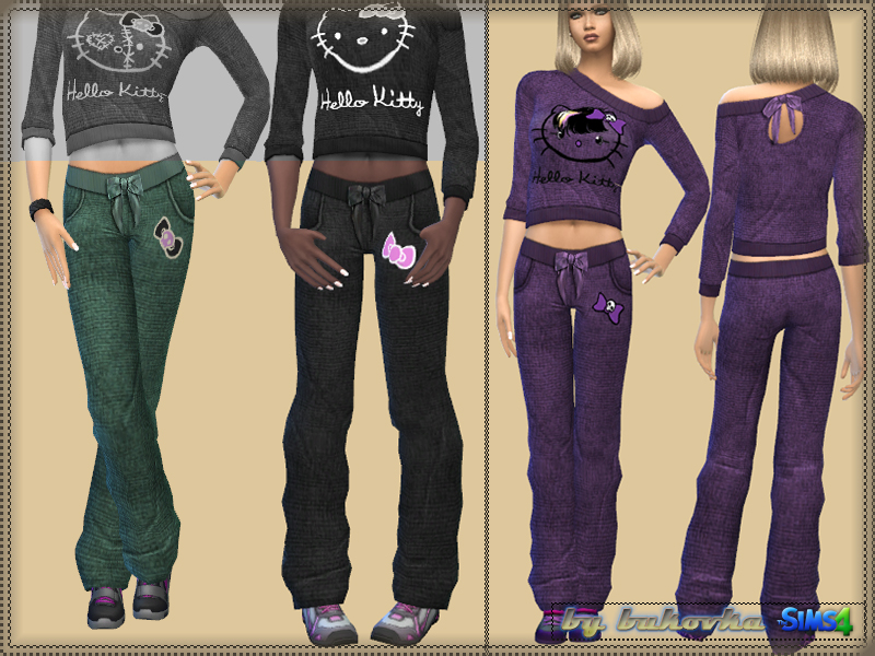 The Sims Resource - Hello Kitty Pants