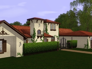 Sims 3 — Luxury Abroad 1.0 by languagelover182 — Luxury Abroad 1.0 is a one-story luxury estate inspired by the many
