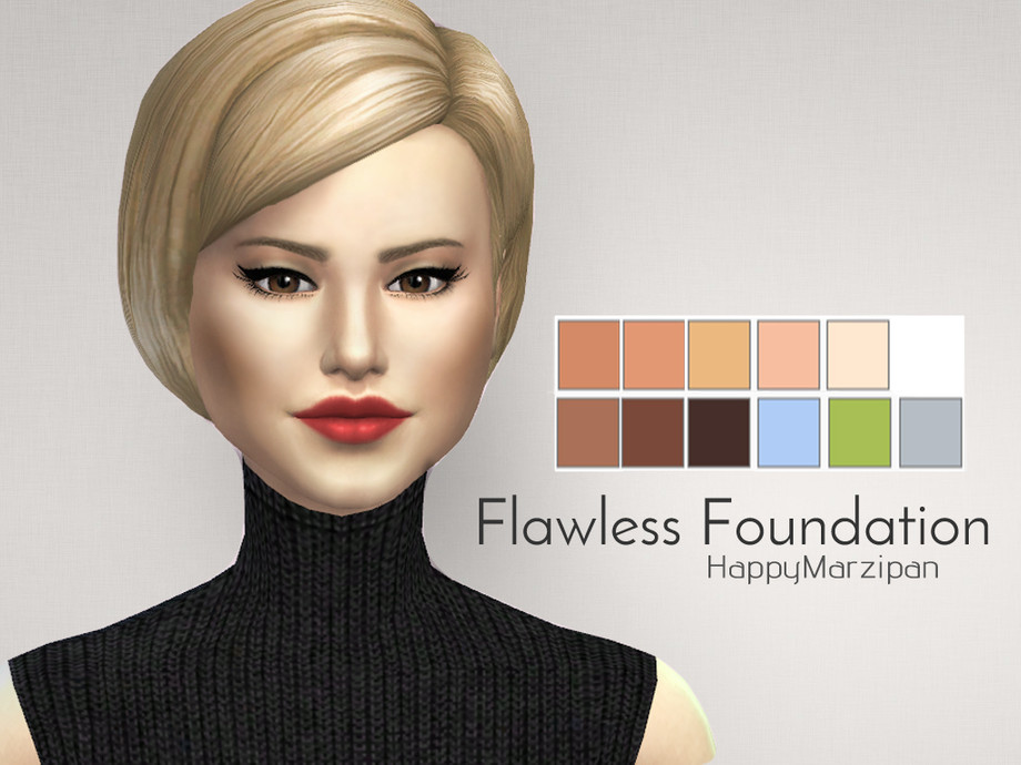 kan ikke se Revision syre The Sims Resource - Flawless Foundation