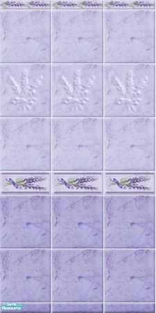 Sims 2 — LAVENDER 2 - bath&bed - 01 by perelinka — LAVENDER THEME: LAVENDER bath&bed series: tiled wall /01/