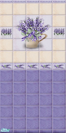 Sims 2 — LAVENDER 1 - kitchen&dining - 03 by perelinka — LAVENDER THEME: LAVENDER kitchen&dining series: tiled