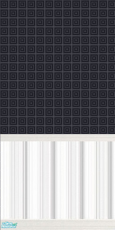 Sims 2 — Luscious Sleep - Wallpaper W/Panel by EarthGoddess54 — Made to match my Luscious Sleep Bedroom set. A black and