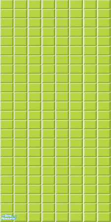 Sims 2 — Hester's Bathroom Tile Wall 2 by ImmeK — Medium green wall tiles for your sims' favourite bathroom.