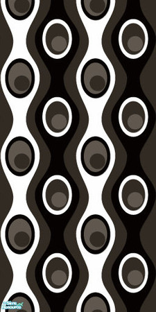 Sims 2 — Studio K Seakelp - Simple Black by StudioKhagerks — 28 colors total. Can be found under Wallpapers. Coordinates