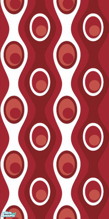 Sims 2 — Studio K Seakelp - Maroon by StudioKhagerks — 28 colors total. Can be found under Wallpapers. Coordinates with