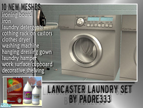 Sims 2 — Lancaster Laundry - washing machine by Padre — A bit worn, this laundry has a lived in feel. Complete with iron,
